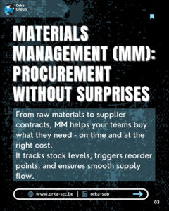 SAP Material Management